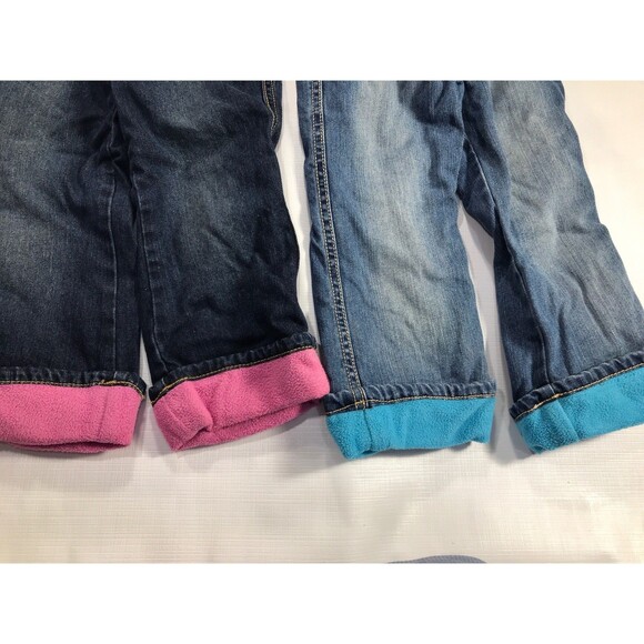 Children's Place 1989 Insulated Medium/dark Wash Girls Jeans Size 4t - Picture 2 of 9